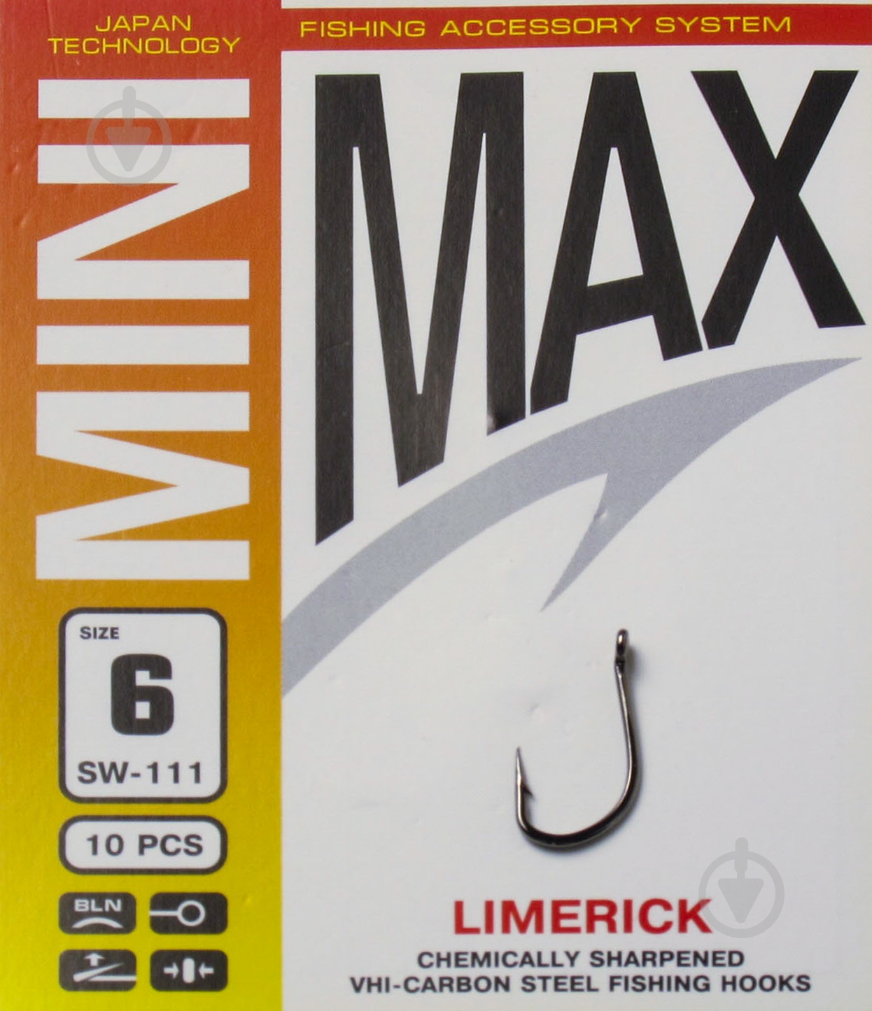 Крючок MiniMax Limerick №6 10 шт. SW111-6 - фото 1 Крючок MiniMax Limerick №6 10 шт. SW111-6 - фото 1