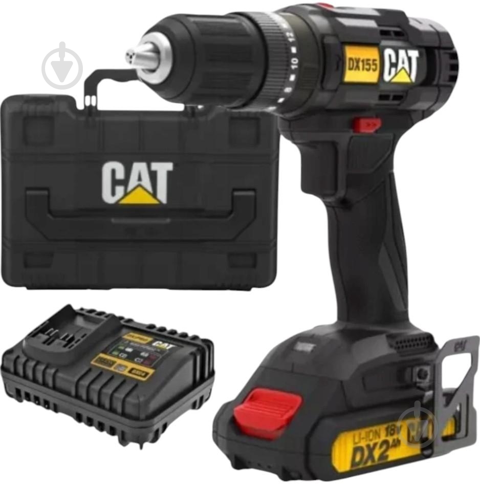 Шуруповерт ударный аккумуляторный CAT DX155 - фото 1