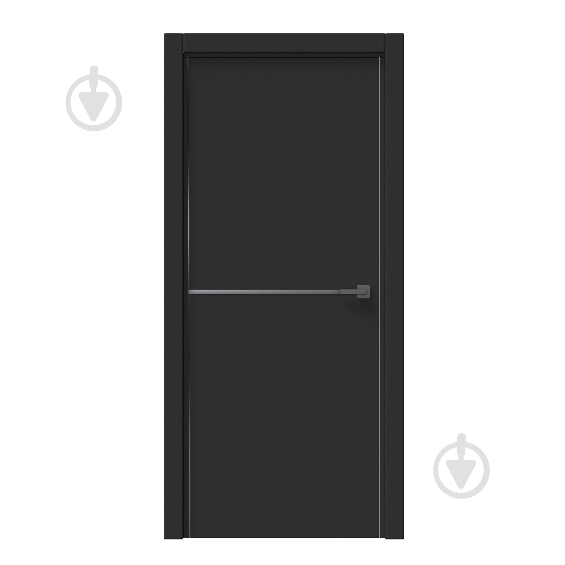 Дверное полотно IN WOOD ET-02 ПГ с черным молдингом и кромкой 900 мм черная корка - фото 1 Дверное полотно IN WOOD ET-02 ПГ с черным молдингом и кромкой 900 мм черная корка - фото 1