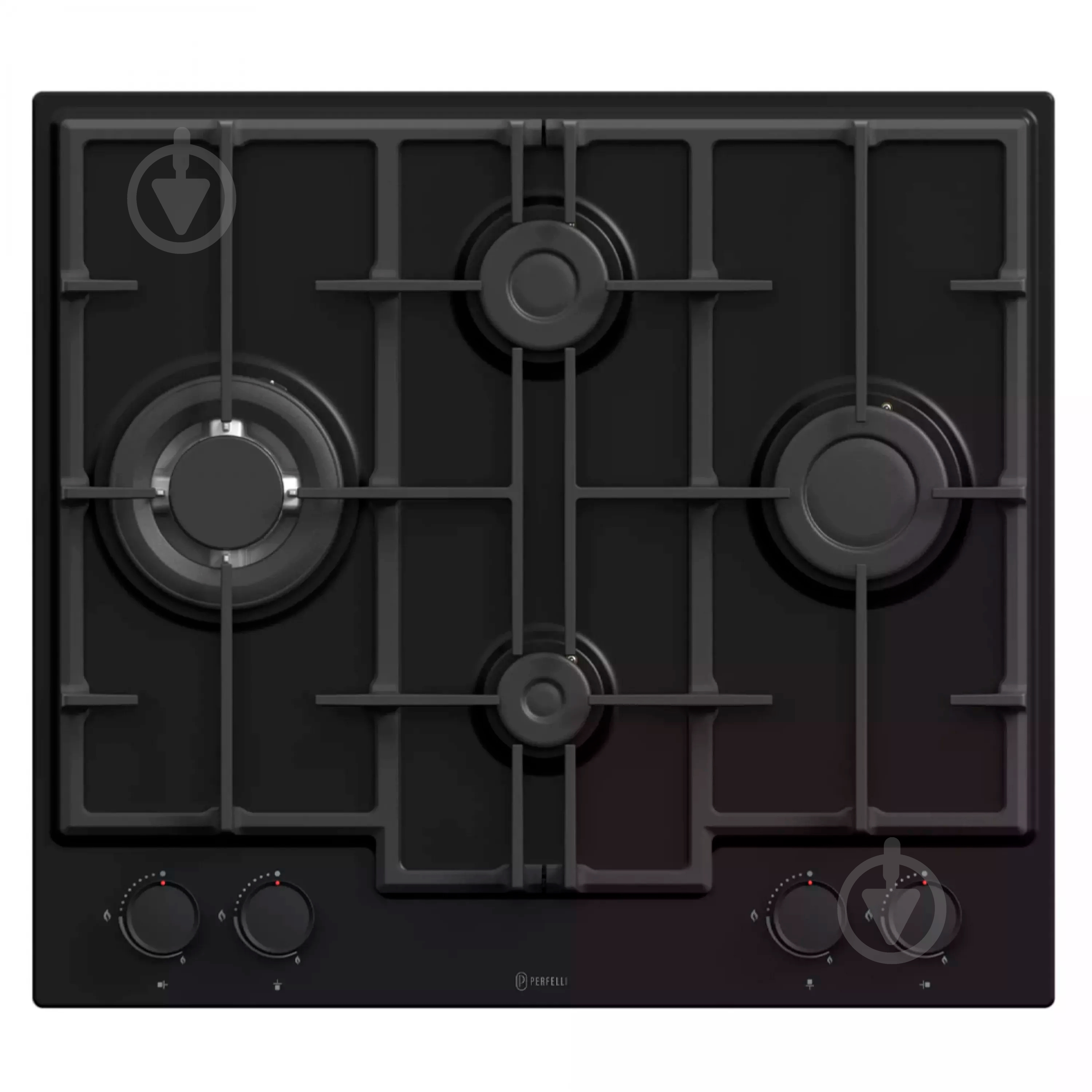 Варочная поверхность газовая Perfelli PERLA MW60C NERO - фото 2