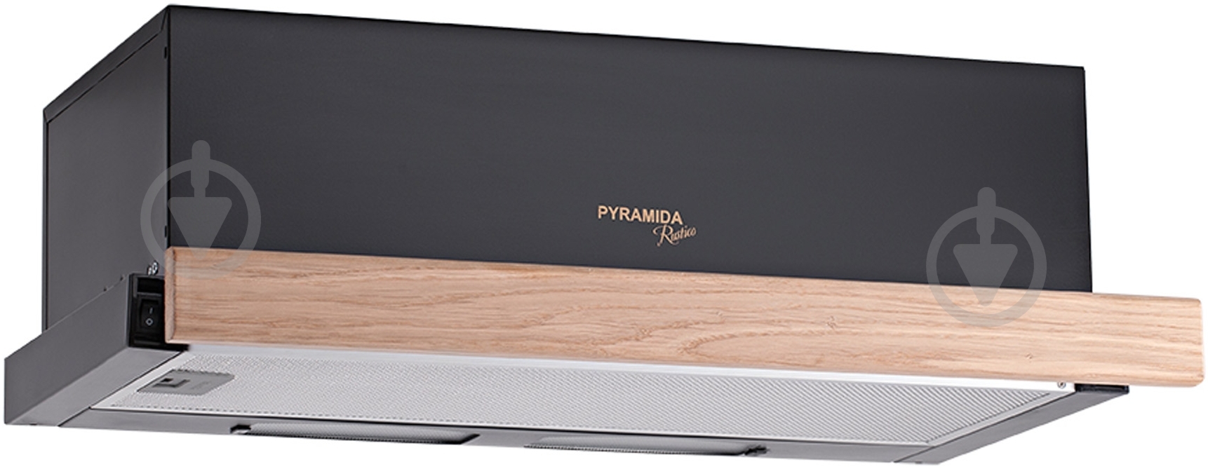 Вытяжка Pyramida TL 60 WOOD BLACK - фото 1 Вытяжка Pyramida TL 60 WOOD BLACK - фото 1