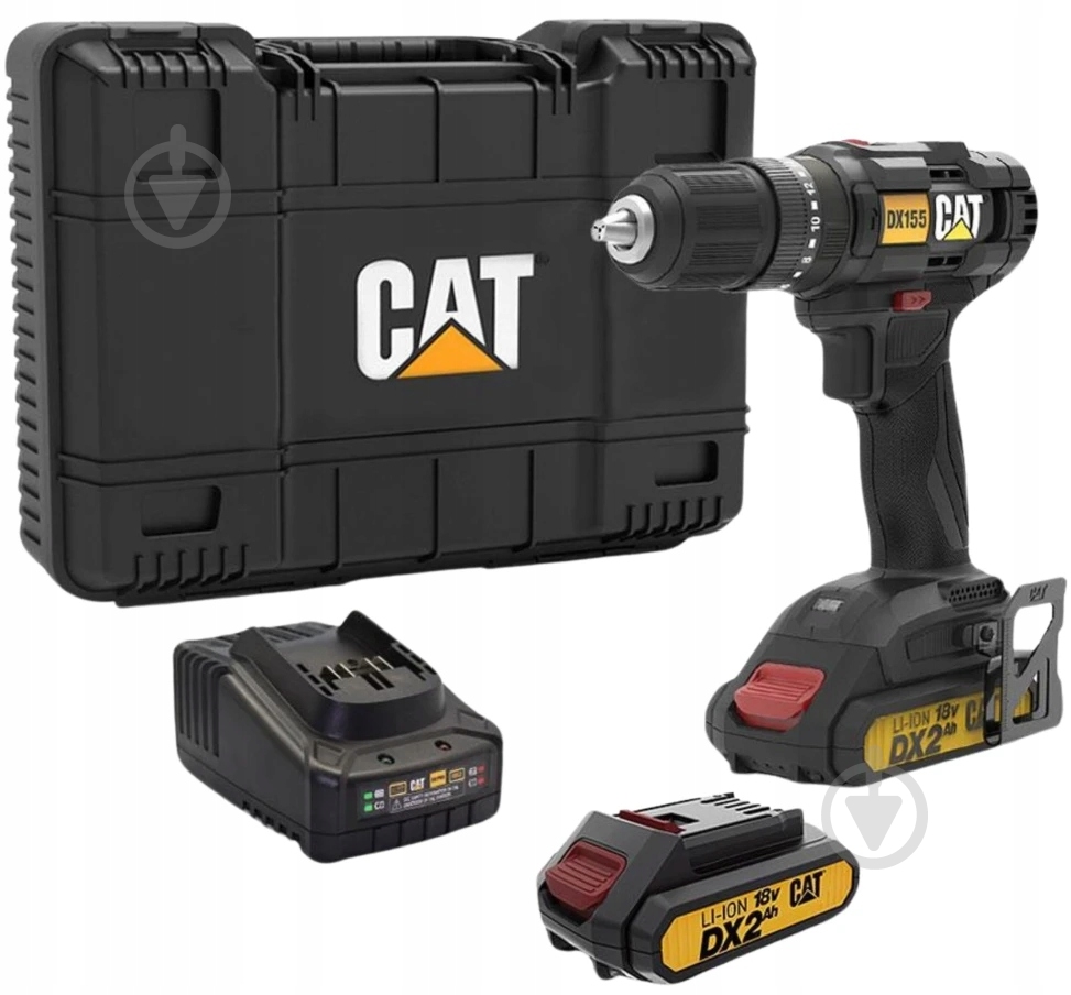 Шуруповерт ударний акумуляторний CAT DX155.1 - фото 1 Шуруповерт ударний акумуляторний CAT DX155.1 - фото 1
