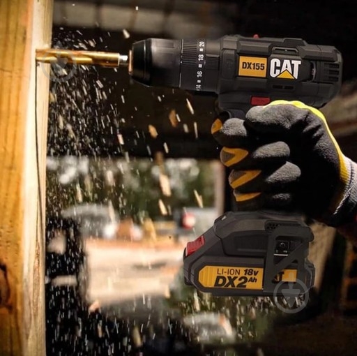 Шуруповерт ударний акумуляторний CAT DX155.1 - фото 3 Шуруповерт ударний акумуляторний CAT DX155.1 - фото 3