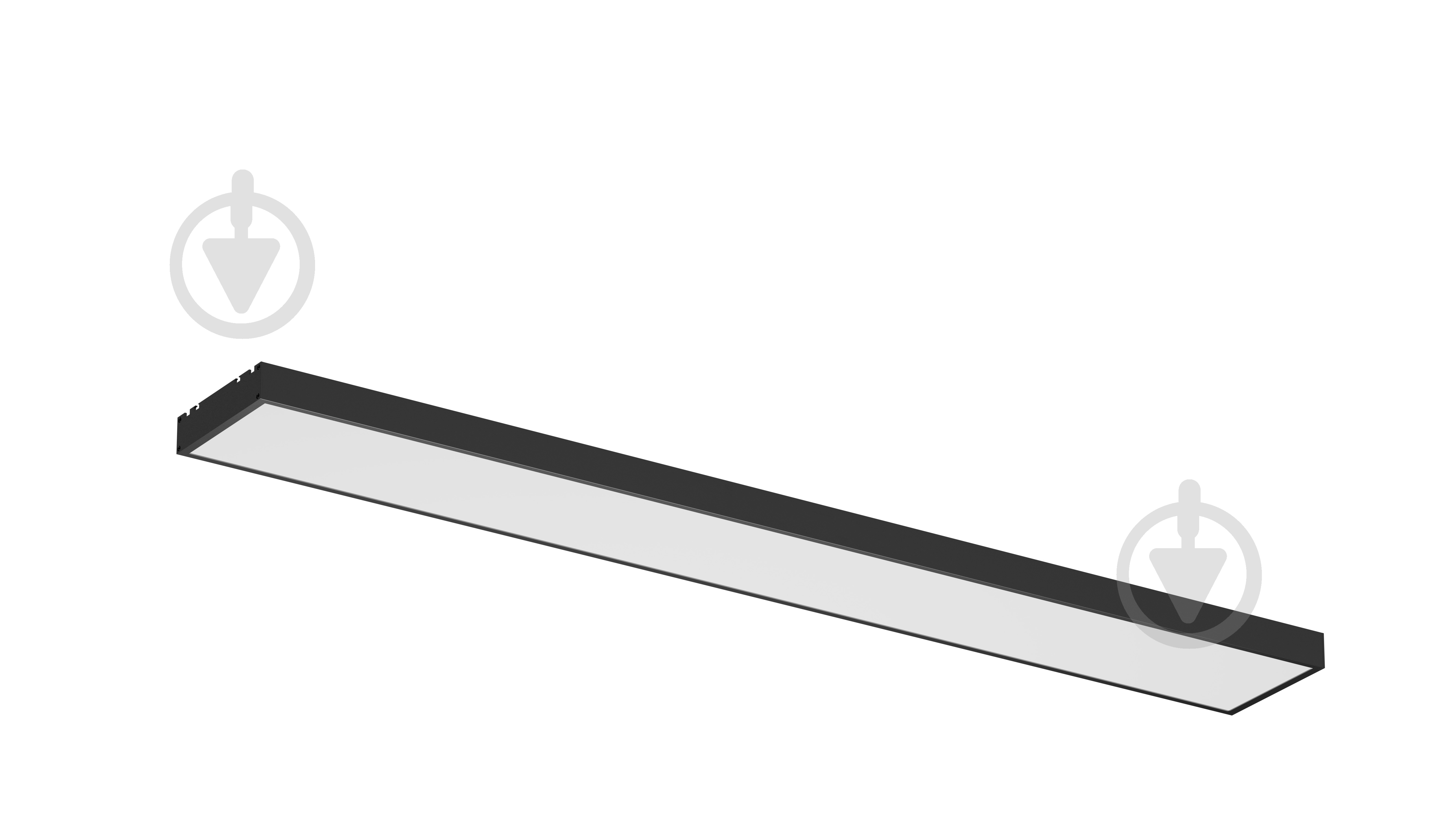 Светильник линейный Luminaria 80 Вт без цоколя 5000 К нейтральный UNIVERSAL 80W 5000K BLACK - фото 2 Светильник линейный Luminaria 80 Вт без цоколя 5000 К нейтральный UNIVERSAL 80W 5000K BLACK - фото 2