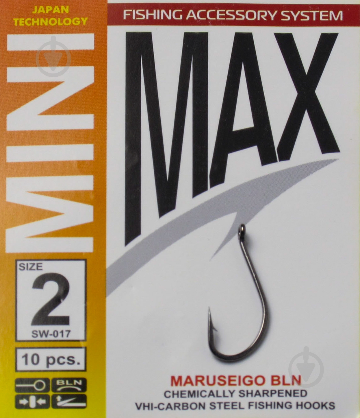Гачок MiniMax Maruseigo №2 10 шт. SW017-2 - фото 1