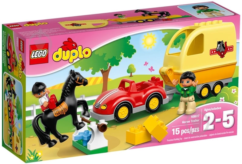 Конструктор LEGO DUPLO Фургон для лошадок 10807 - фото 1