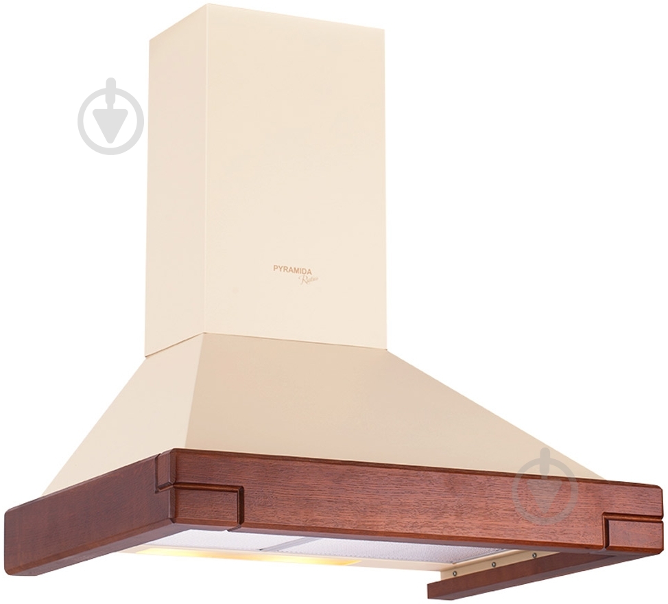 Витяжка Pyramida KH 60 WOOD IVORY nut - фото 4 Витяжка Pyramida KH 60 WOOD IVORY nut - фото 4