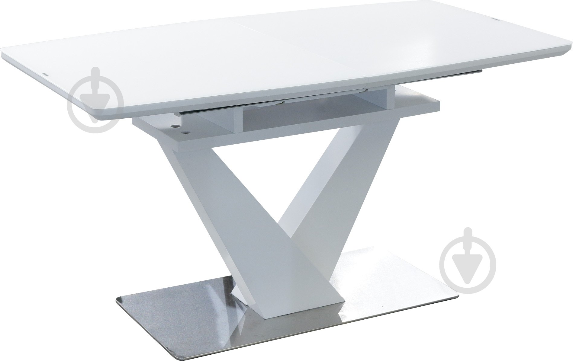 УЦЕНКА! Стол обеденный Центр Меблів Борнео 1400(1800)x800x750мм белый/белый (УЦ №2496) - фото 1 УЦЕНКА! Стол обеденный Центр Меблів Борнео 1400(1800)x800x750мм белый/белый (УЦ №2496) - фото 1