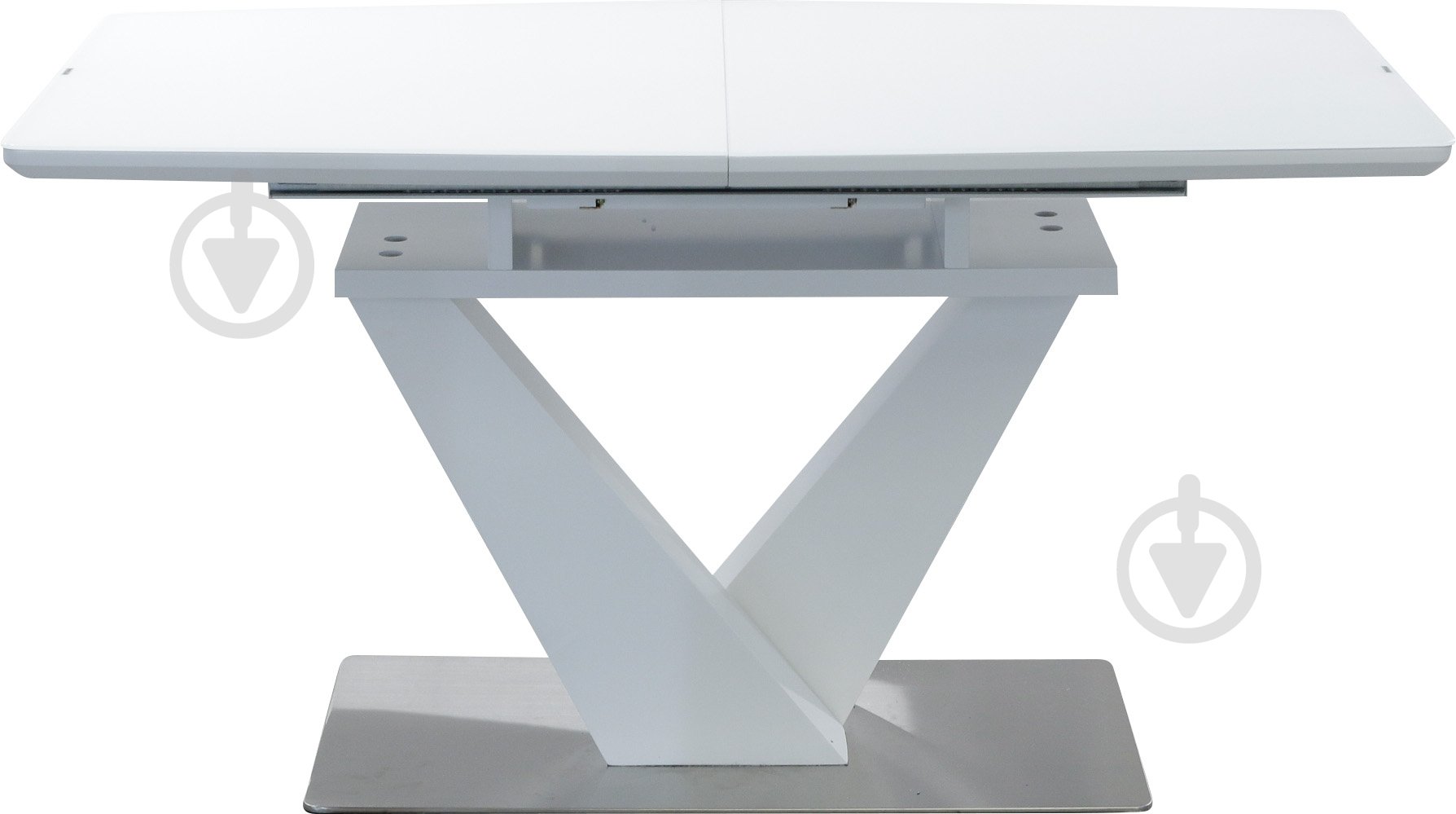 УЦЕНКА! Стол обеденный Центр Меблів Борнео 1400(1800)x800x750мм белый/белый (УЦ №2496) - фото 2 УЦЕНКА! Стол обеденный Центр Меблів Борнео 1400(1800)x800x750мм белый/белый (УЦ №2496) - фото 2