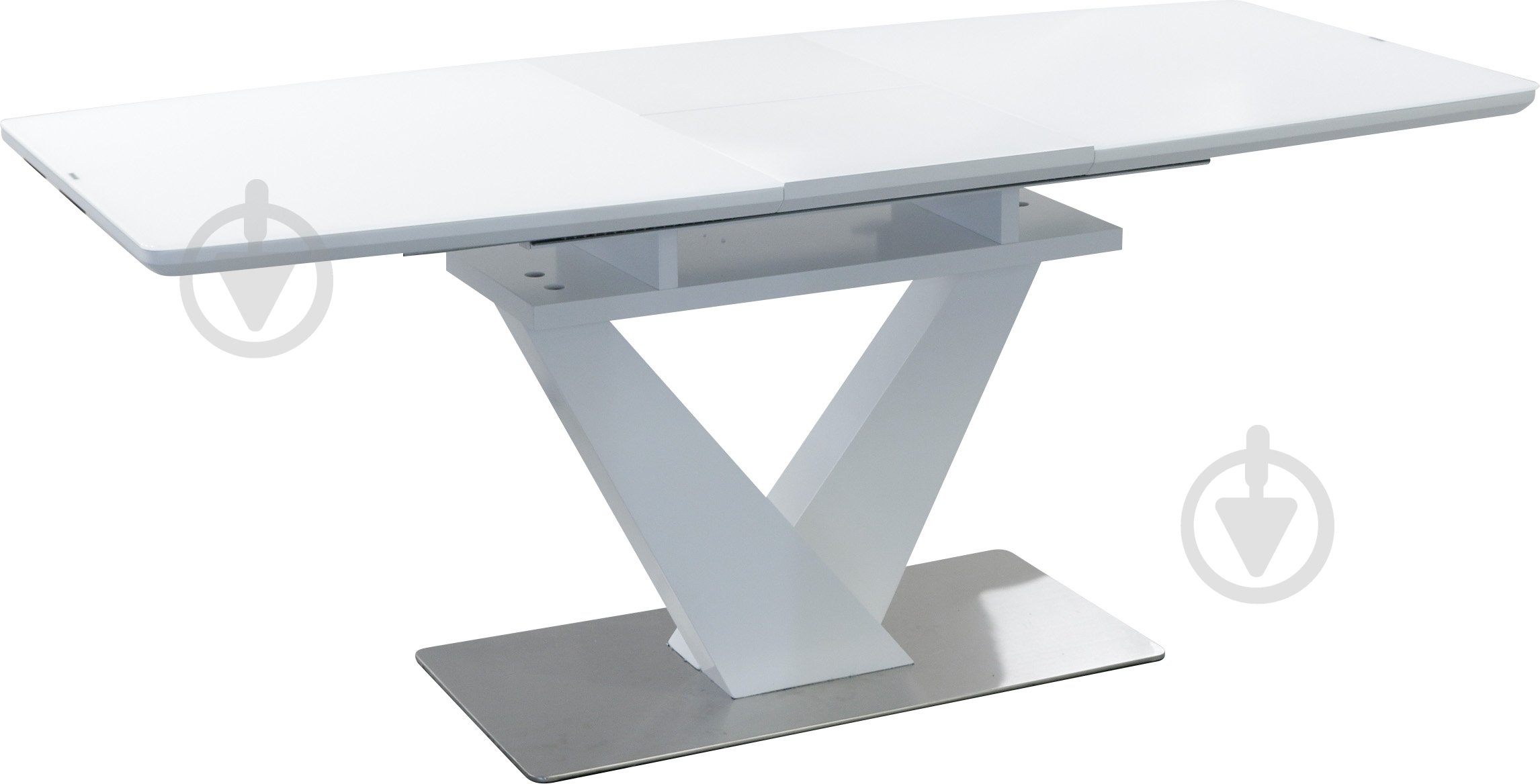 УЦЕНКА! Стол обеденный Центр Меблів Борнео 1400(1800)x800x750мм белый/белый (УЦ №2496) - фото 3 УЦЕНКА! Стол обеденный Центр Меблів Борнео 1400(1800)x800x750мм белый/белый (УЦ №2496) - фото 3