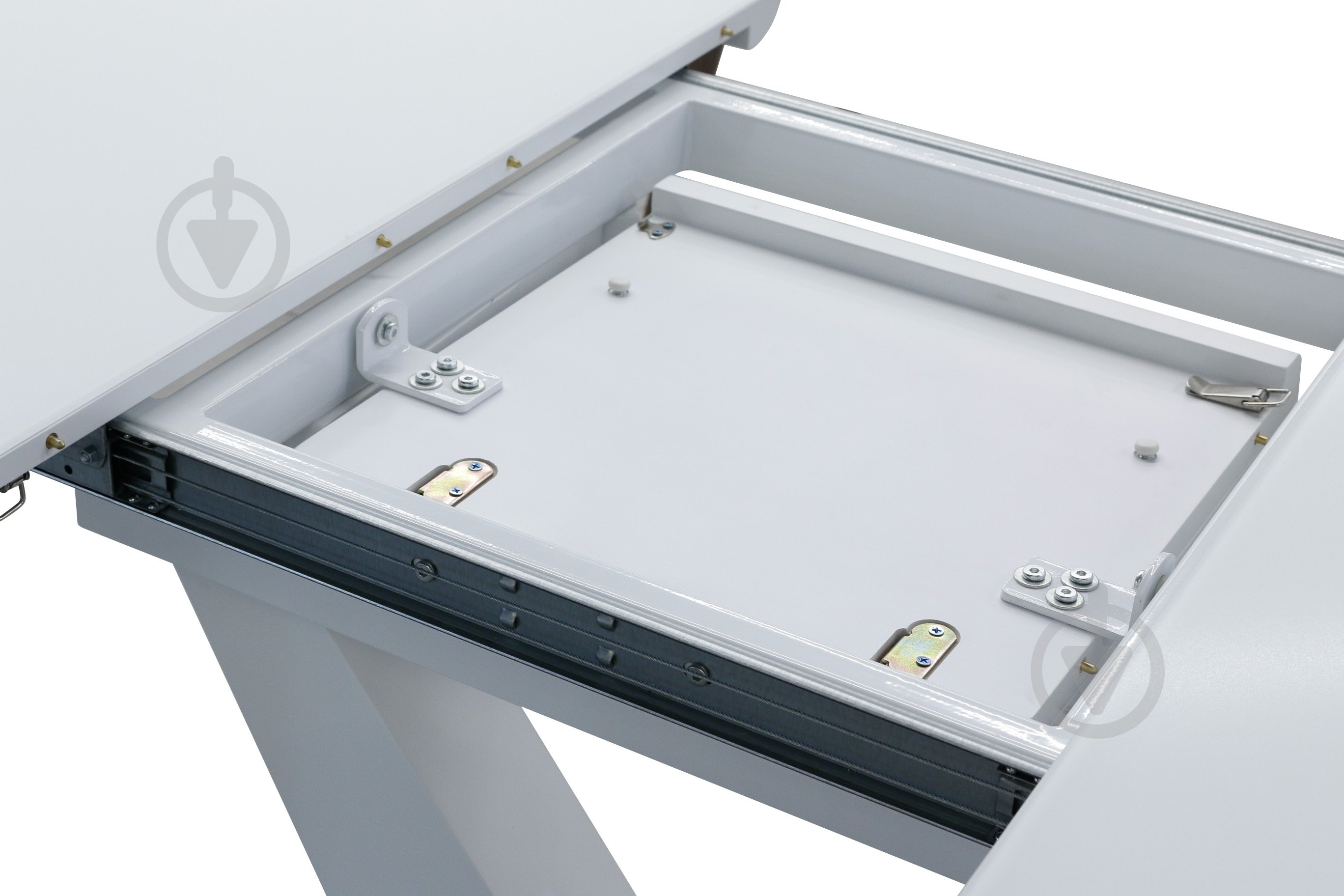 УЦЕНКА! Стол обеденный Центр Меблів Борнео 1400(1800)x800x750мм белый/белый (УЦ №2496) - фото 8 УЦЕНКА! Стол обеденный Центр Меблів Борнео 1400(1800)x800x750мм белый/белый (УЦ №2496) - фото 8