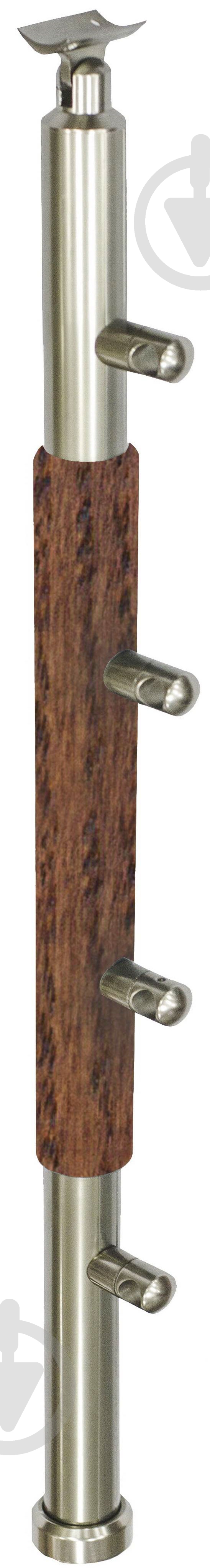 Стойка для перил Модерн красный орех - фото 1 Стойка для перил Модерн красный орех - фото 1