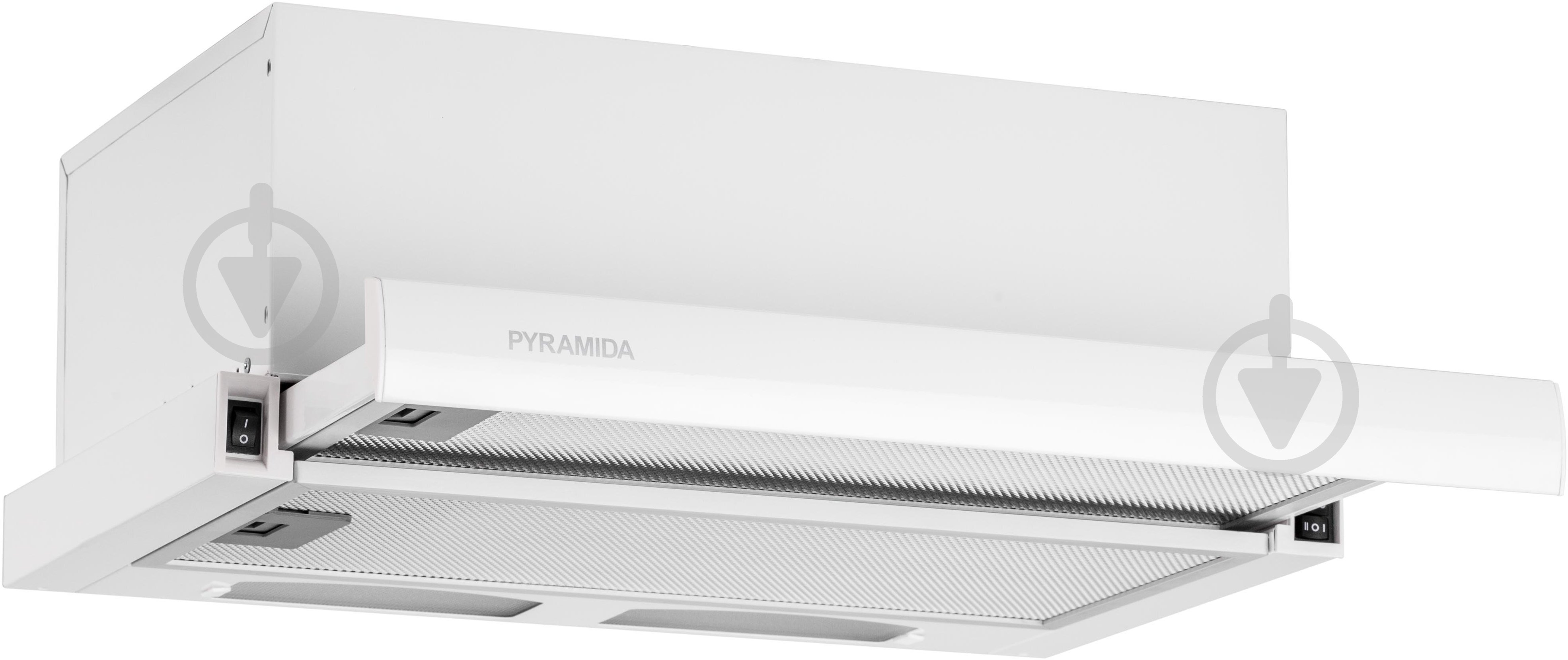 Вытяжка Pyramida TL 60 WHITE/2M - фото 1
