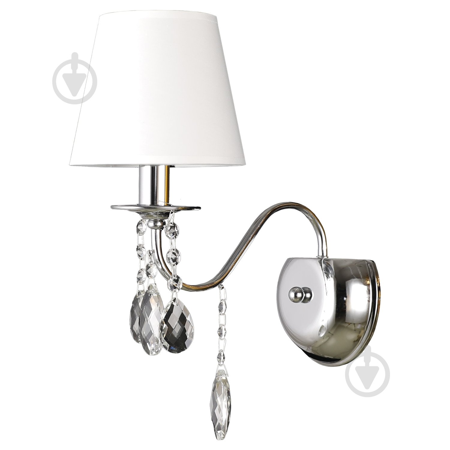 Бра Victoria Lighting 1x40 Вт E14 хром Prima/AP1 chrome - фото 1
