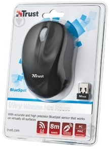 Миша Trust Vivy Wireless Mini Mouse Solid (17639) black (17639) - фото 3