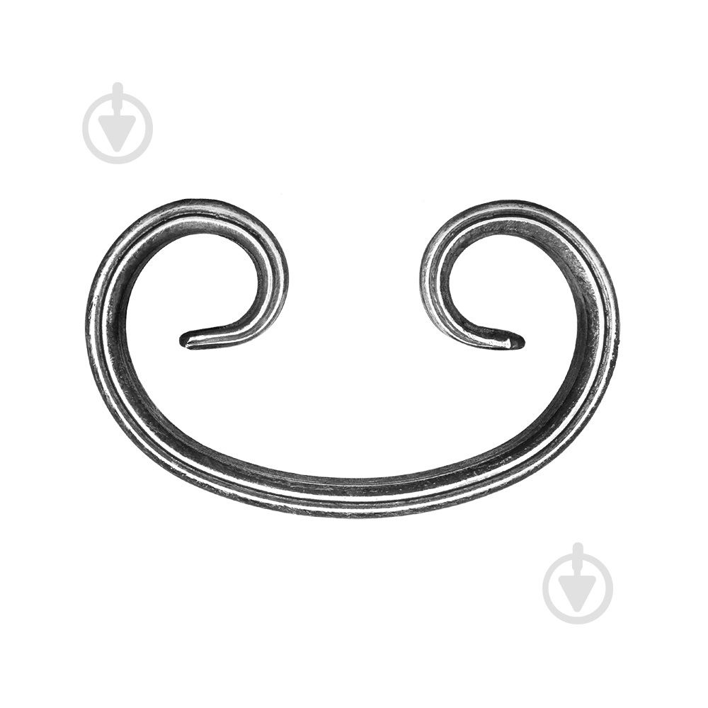 Завиток кованый Артдеко 10.601 150х90х14х7 мм - фото 1