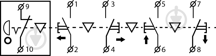 Пост кнопочный Аско-Укрем XAL-B3-471 A0140050004 - фото 4