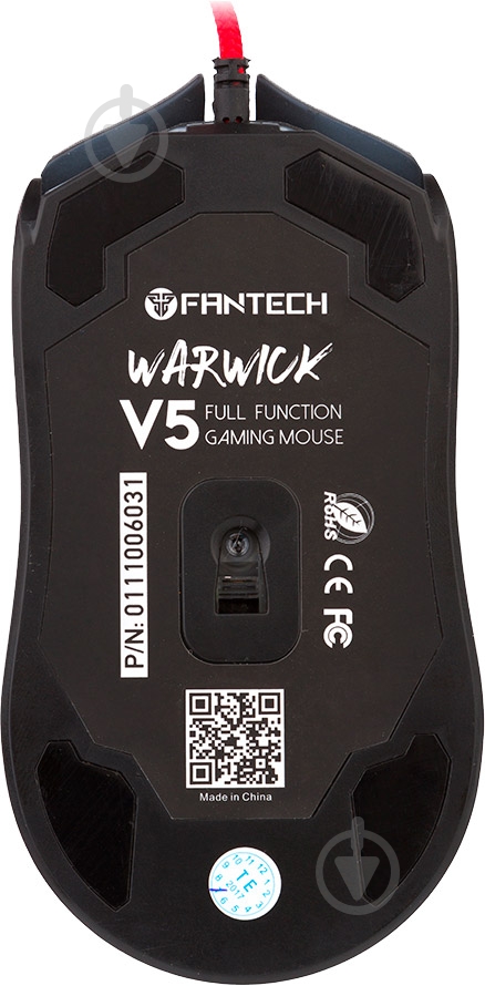 Мышь Fantech Warwick V5 black - фото 4