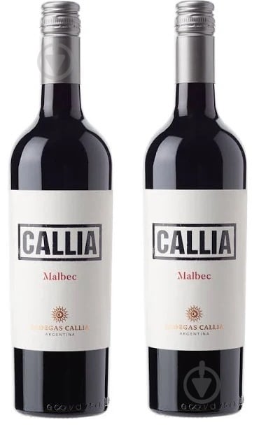 Вино Callia красное сухое Malbec 0,75л+0,75л=1,5л (Покупай 2 по цене 1) - фото 1