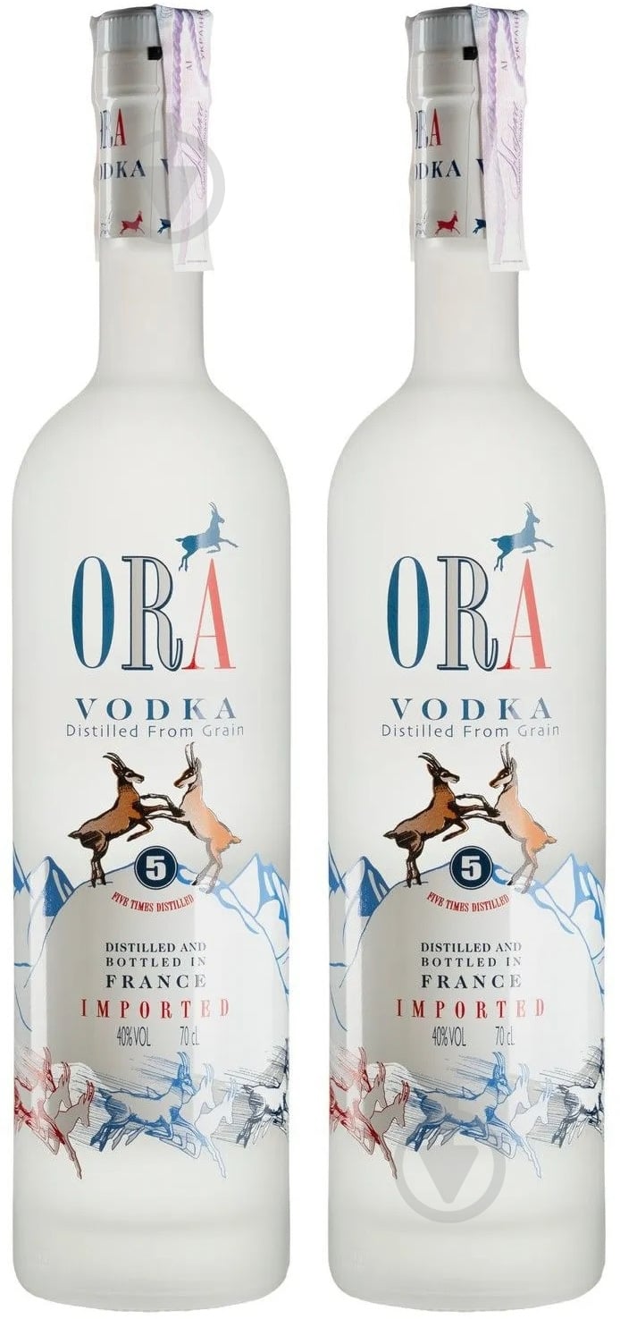 Водка Ora Blue 0.7л x2 спайка 0,7 л - фото 1 Водка Ora Blue 0.7л x2 спайка 0,7 л - фото 1