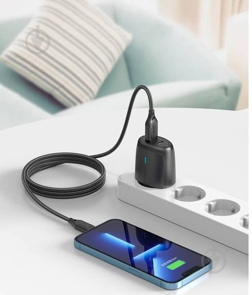 Кабель Xo NB235 Zebra Series Braided USB-A to Lightning 1 м черный (NB235_L_Black) - фото 5 Кабель Xo NB235 Zebra Series Braided USB-A to Lightning 1 м черный (NB235_L_Black) - фото 5