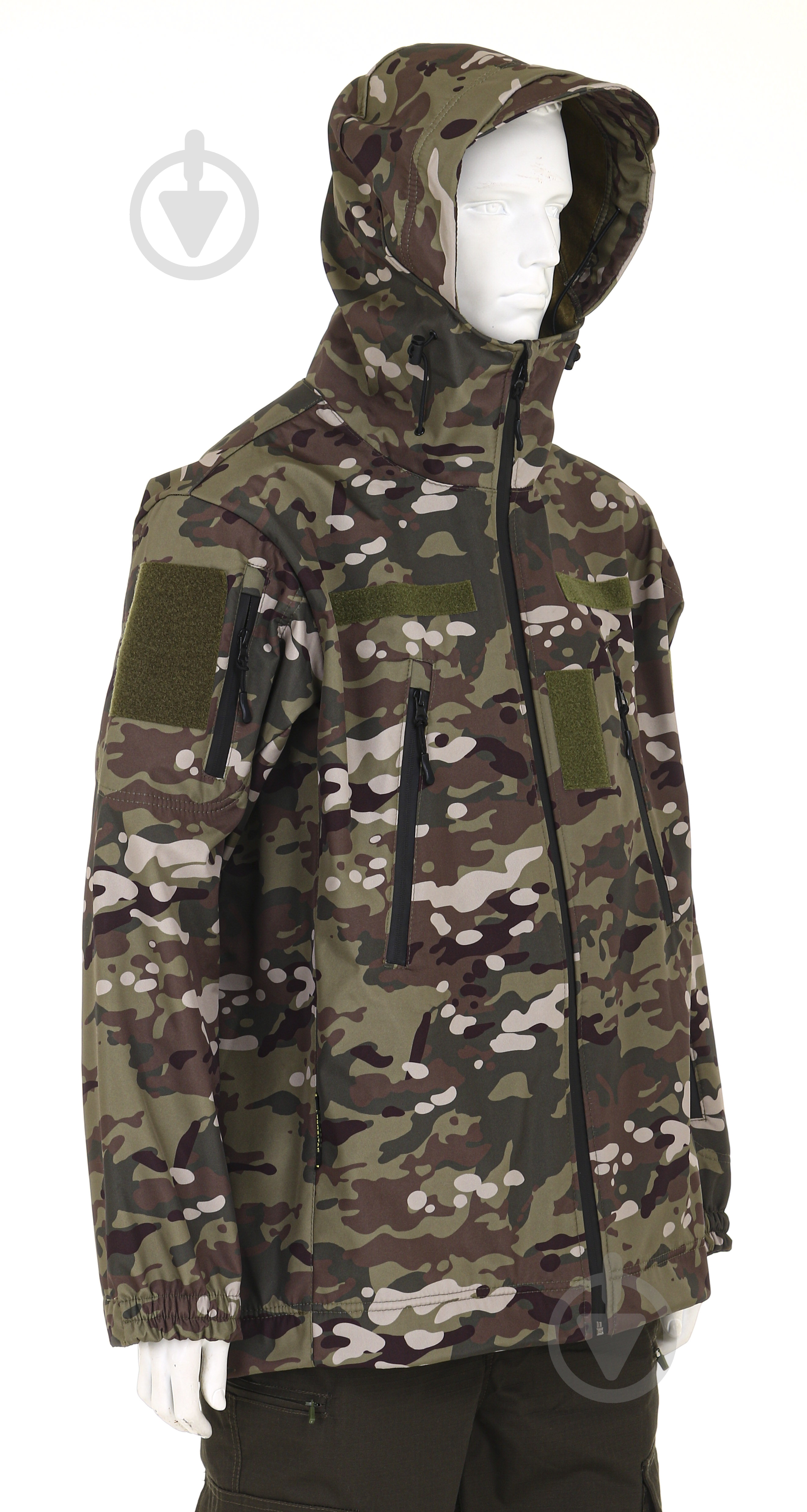 Куртка мужская демисезонная LOGOS-Tac тактическая "Softshell" теплая, под шеврон 04-07-00-0012 р.XL multicam - фото 3