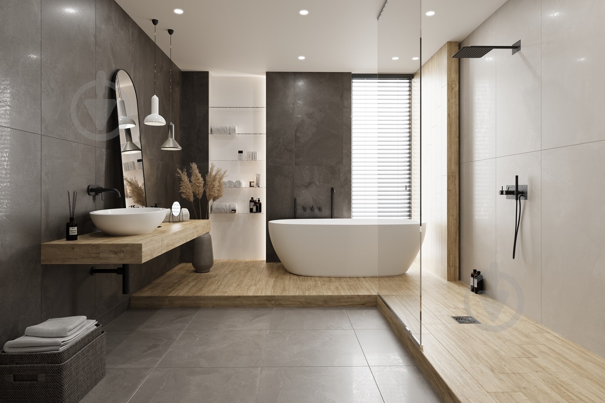 Плитка Allore Group Venecia Anthracite F P R Mat 60х60 см - фото 15