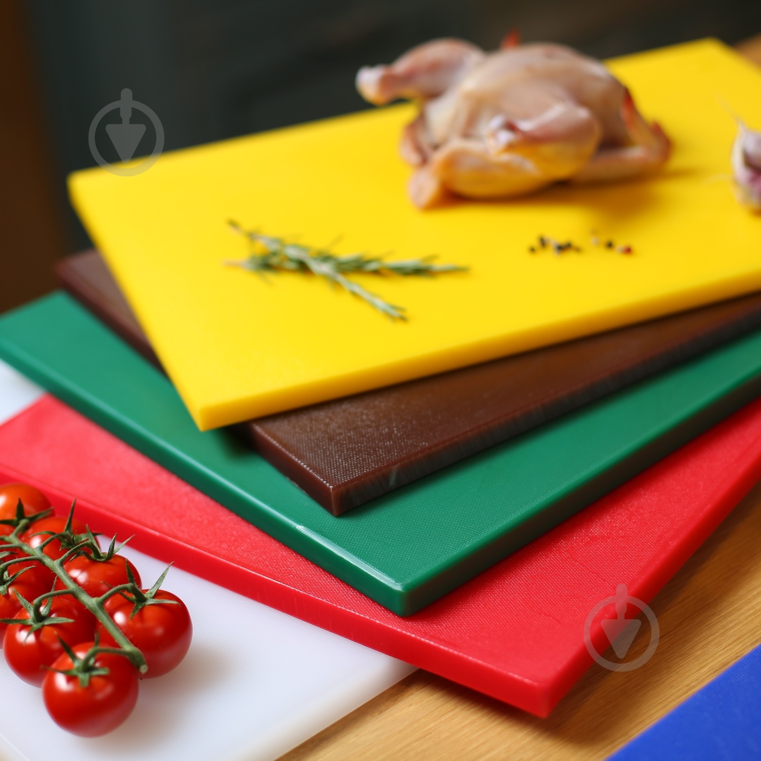 Доска кухонная Origami Horeca 50х35х1,8 см красная - фото 2