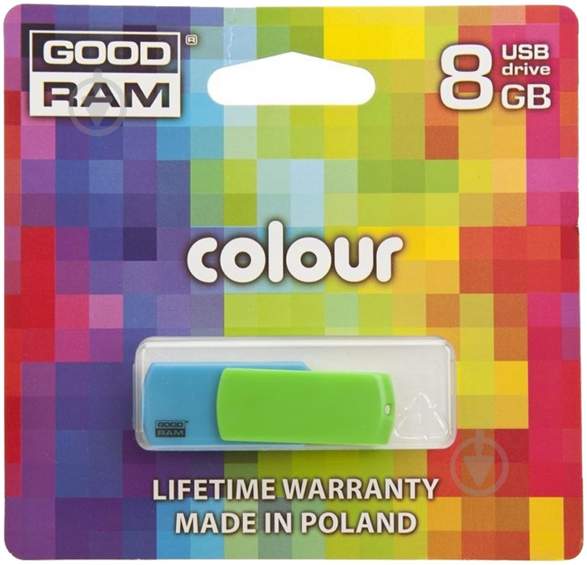 Флеш-память USB GOODRAM Colour 8 ГБ USB 2.0 (PD8GH2GRCOMXR9) - фото 2