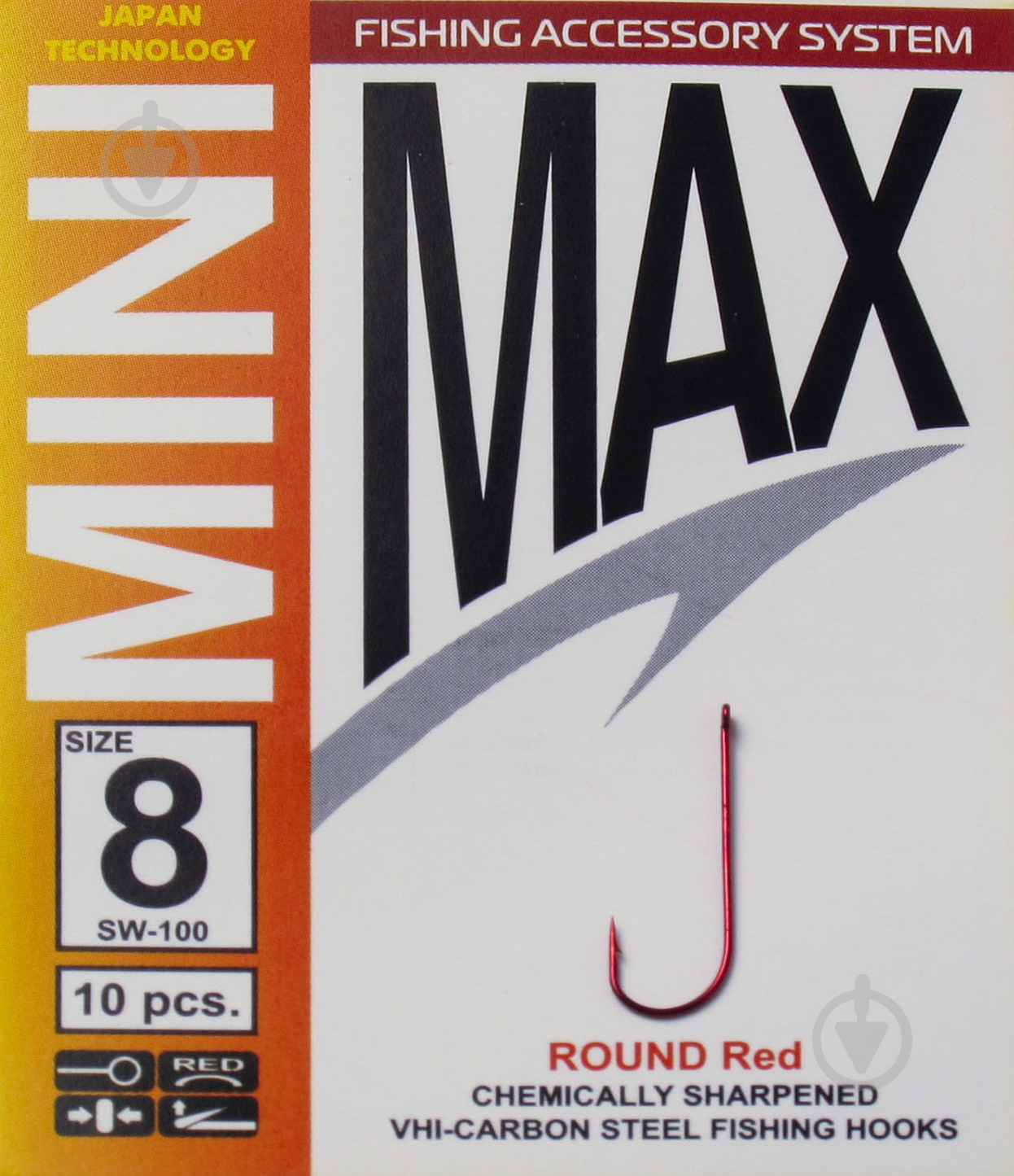Гачок MiniMax Round №8 10 шт. SW100-8R - фото 1 Гачок MiniMax Round №8 10 шт. SW100-8R - фото 1