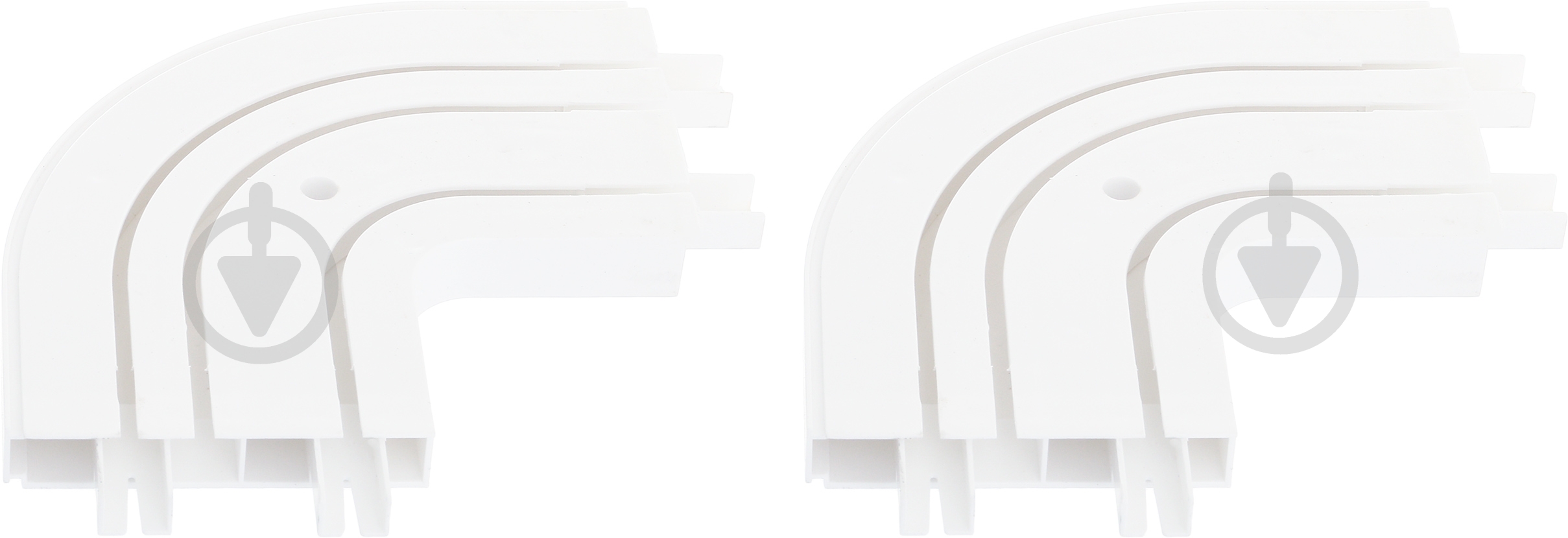 Окончание Bella Vita дуговое СМ3 тройной белый - фото 1 Окончание Bella Vita дуговое СМ3 тройной белый - фото 1