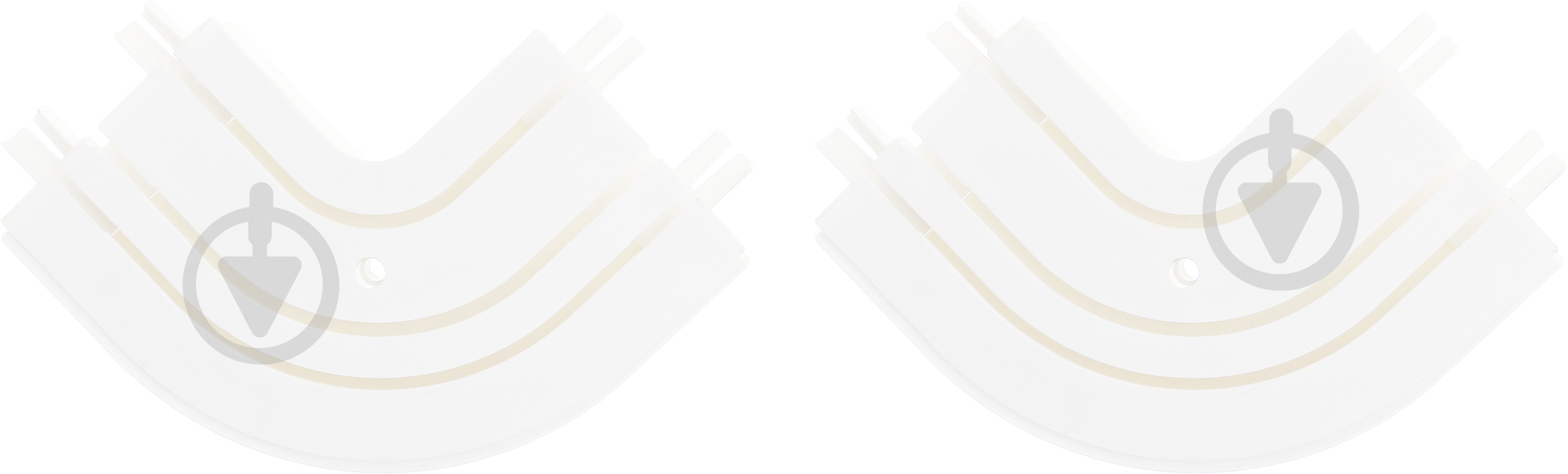 Окончание Bella Vita дуговое СМ3 тройной белый - фото 3 Окончание Bella Vita дуговое СМ3 тройной белый - фото 3