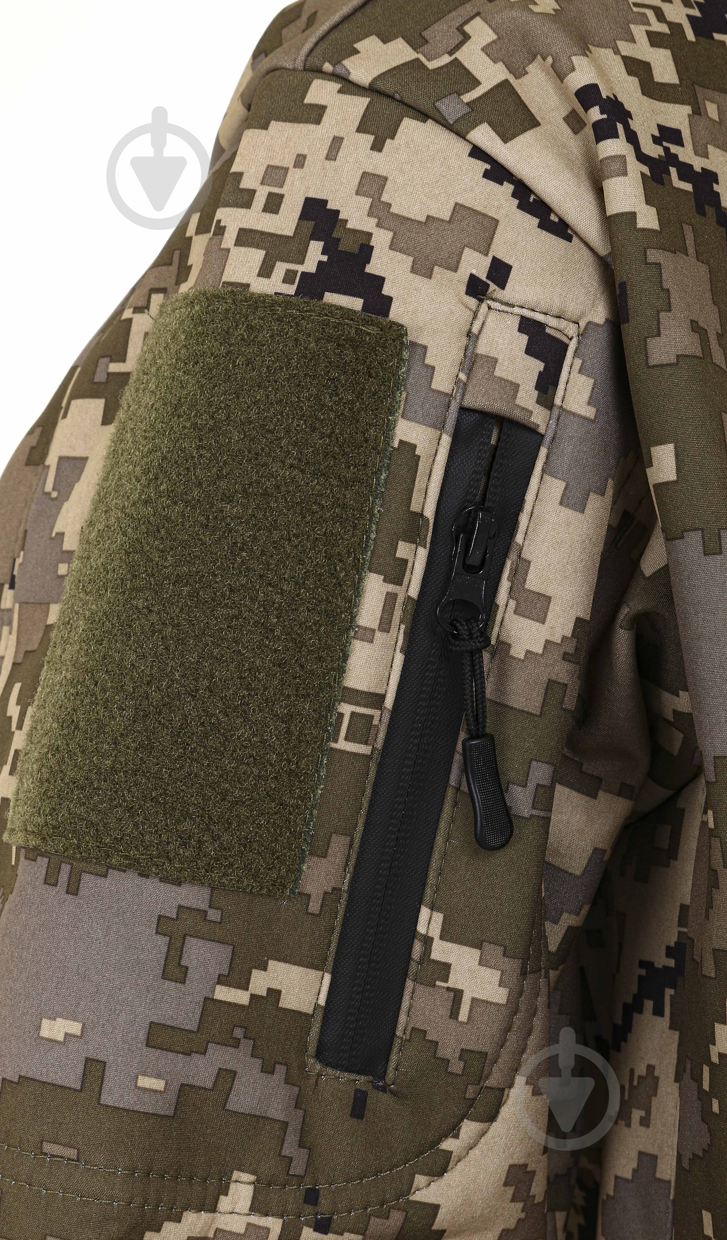 Куртка мужская демисезонная LOGOS-Tac тактическая "Softshell" теплая, под шеврон 04-07-00-0012 р.XL пиксель - фото 11