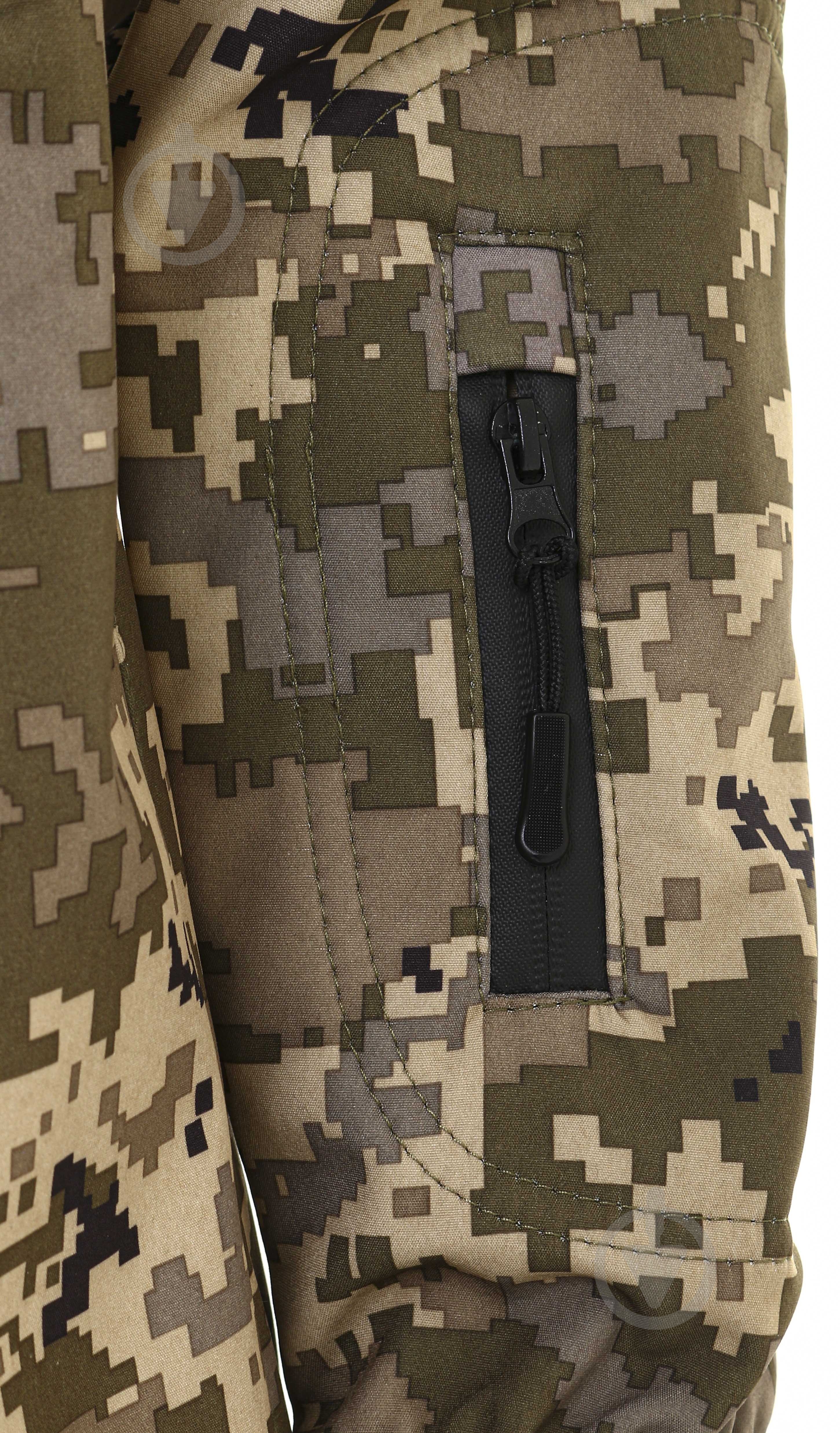 Куртка мужская демисезонная LOGOS-Tac тактическая "Softshell" теплая, под шеврон 04-07-00-0012 р.XL пиксель - фото 12