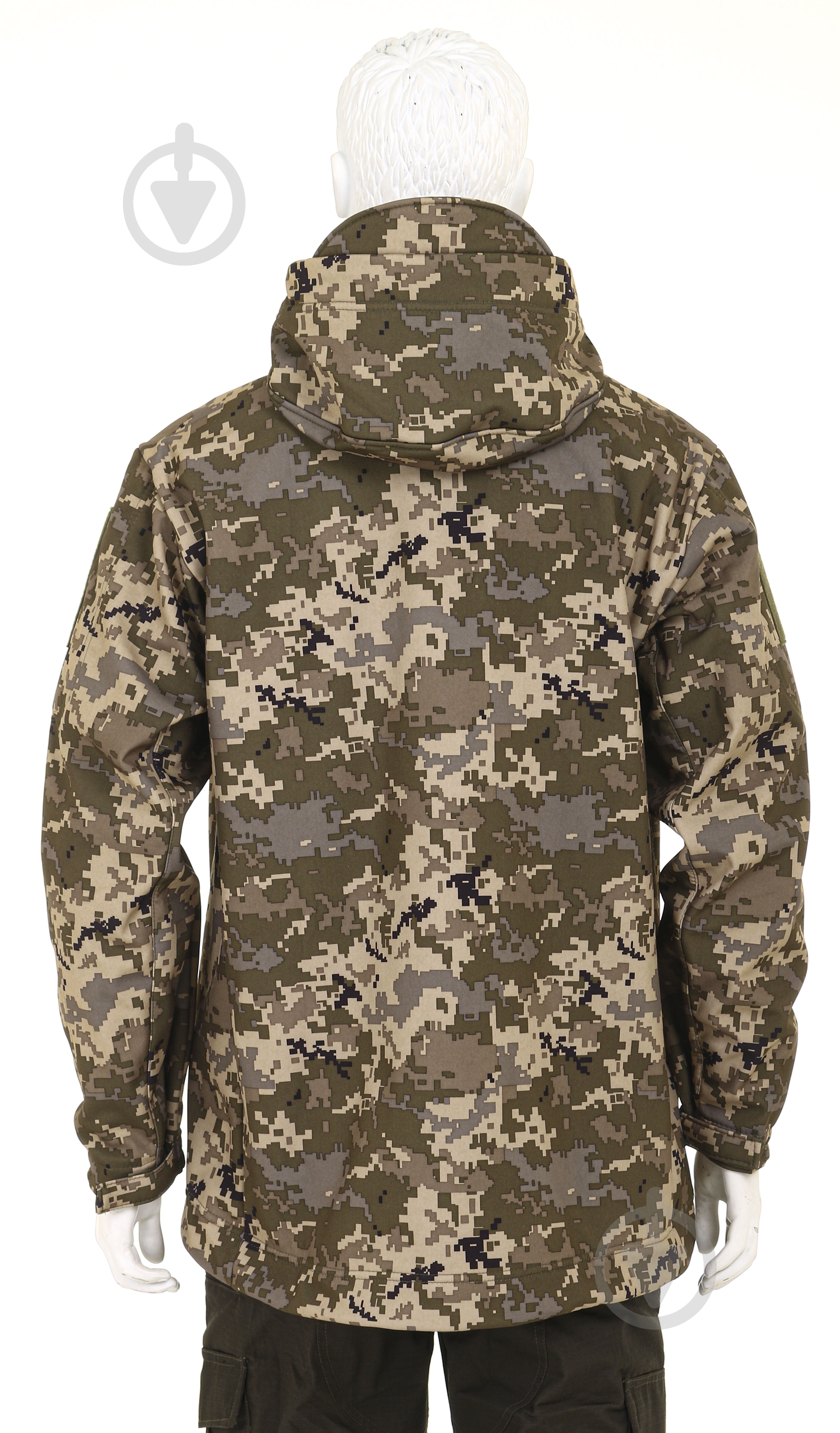 Куртка мужская демисезонная LOGOS-Tac тактическая "Softshell" теплая, под шеврон 04-07-00-0012 р.XL пиксель - фото 10