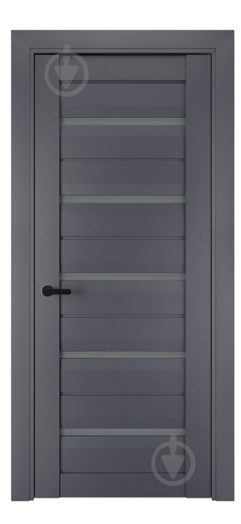 Дверное полотно Термінус №111 ПО 700 мм антрацит - фото 1