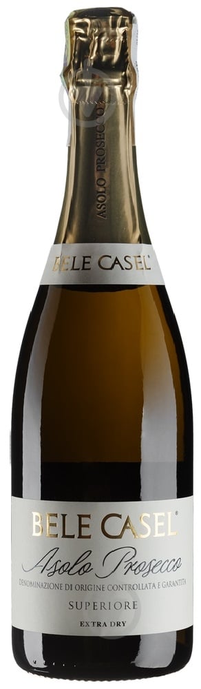 Вино игристое Bele Casel Asolo белое Азоло Просекко Супериоре DOCG Экстра Драй 0,75 л - фото 1 Вино игристое Bele Casel Asolo белое Азоло Просекко Супериоре DOCG Экстра Драй 0,75 л - фото 1