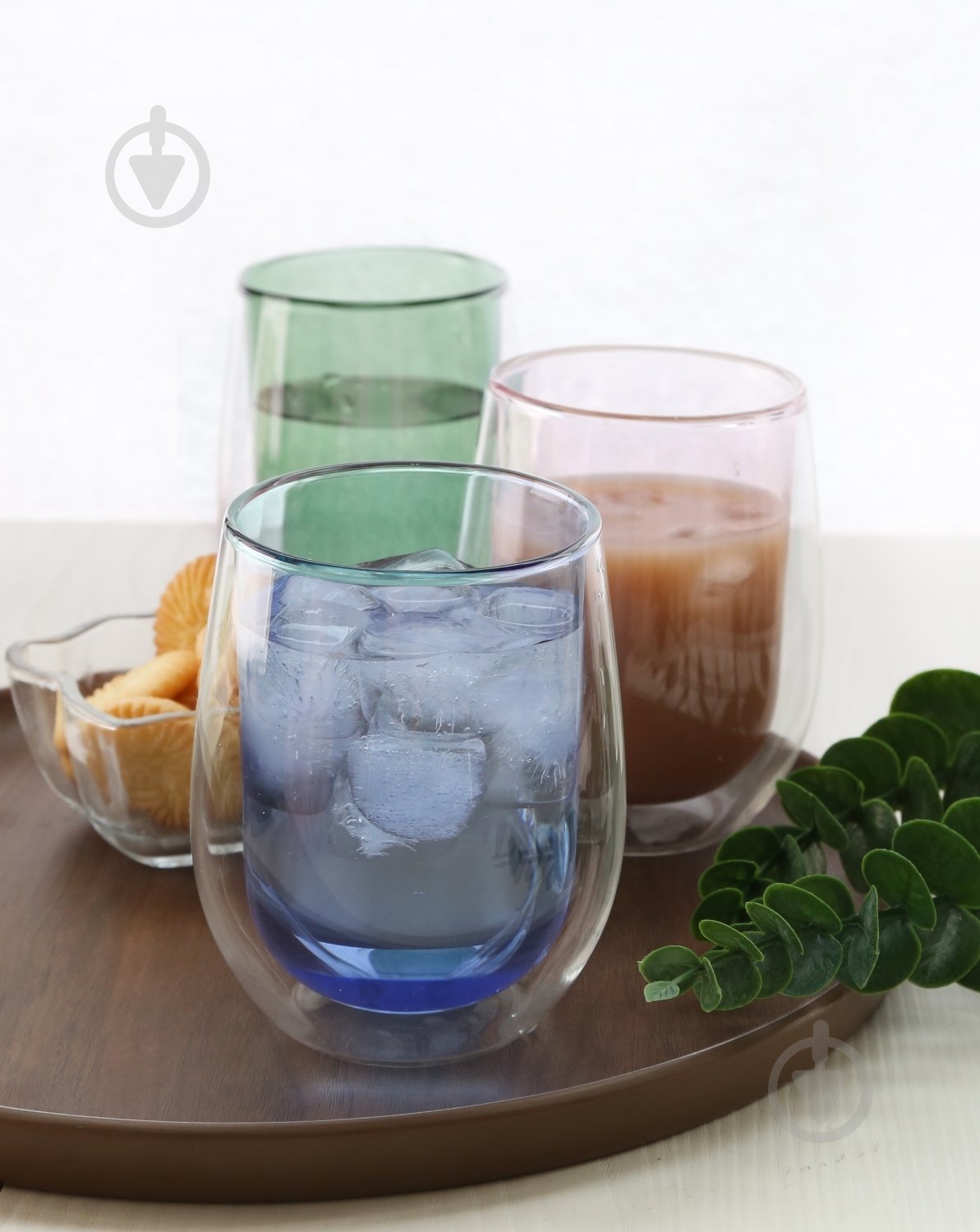 Набор стаканов для латте Smart Kitchen by Flamberg Sparkle Green 300 мл - фото 5 Набор стаканов для латте Smart Kitchen by Flamberg Sparkle Green 300 мл - фото 5