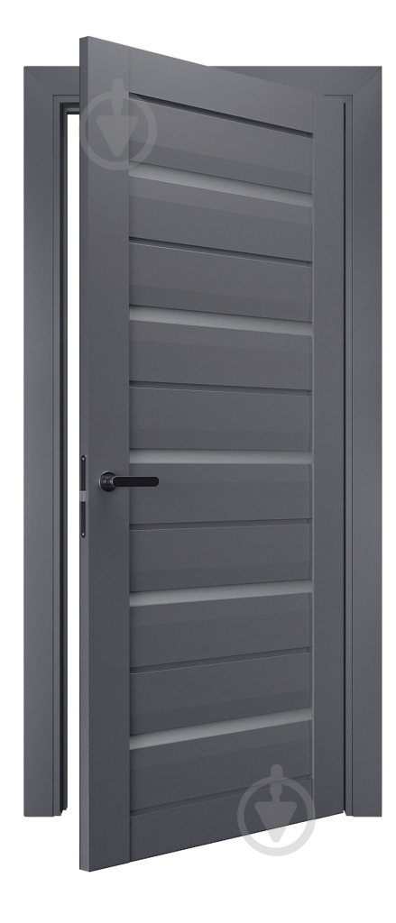 Дверное полотно Термінус №111 ПО 800 мм антрацит - фото 2 Дверное полотно Термінус №111 ПО 800 мм антрацит - фото 2