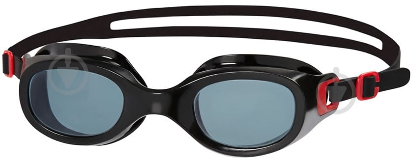 Очки для плавания Speedo Futura Classic 8-10898B572 one size черный с красным - фото 1