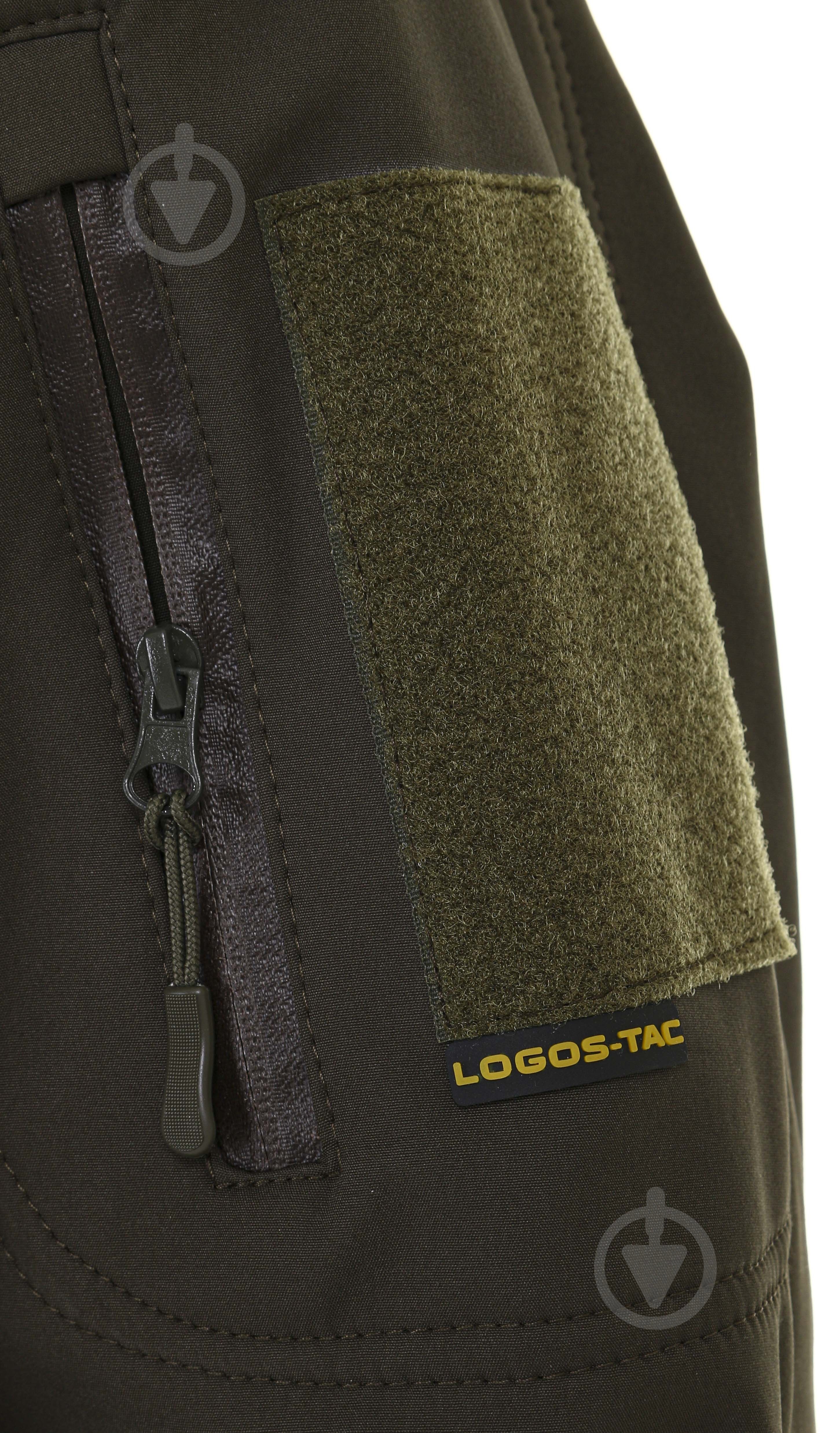 Куртка мужская демисезонная LOGOS-Tac тактическая "Softshell" теплая, под шеврон 04-07-00-0012 р.L хаки - фото 6