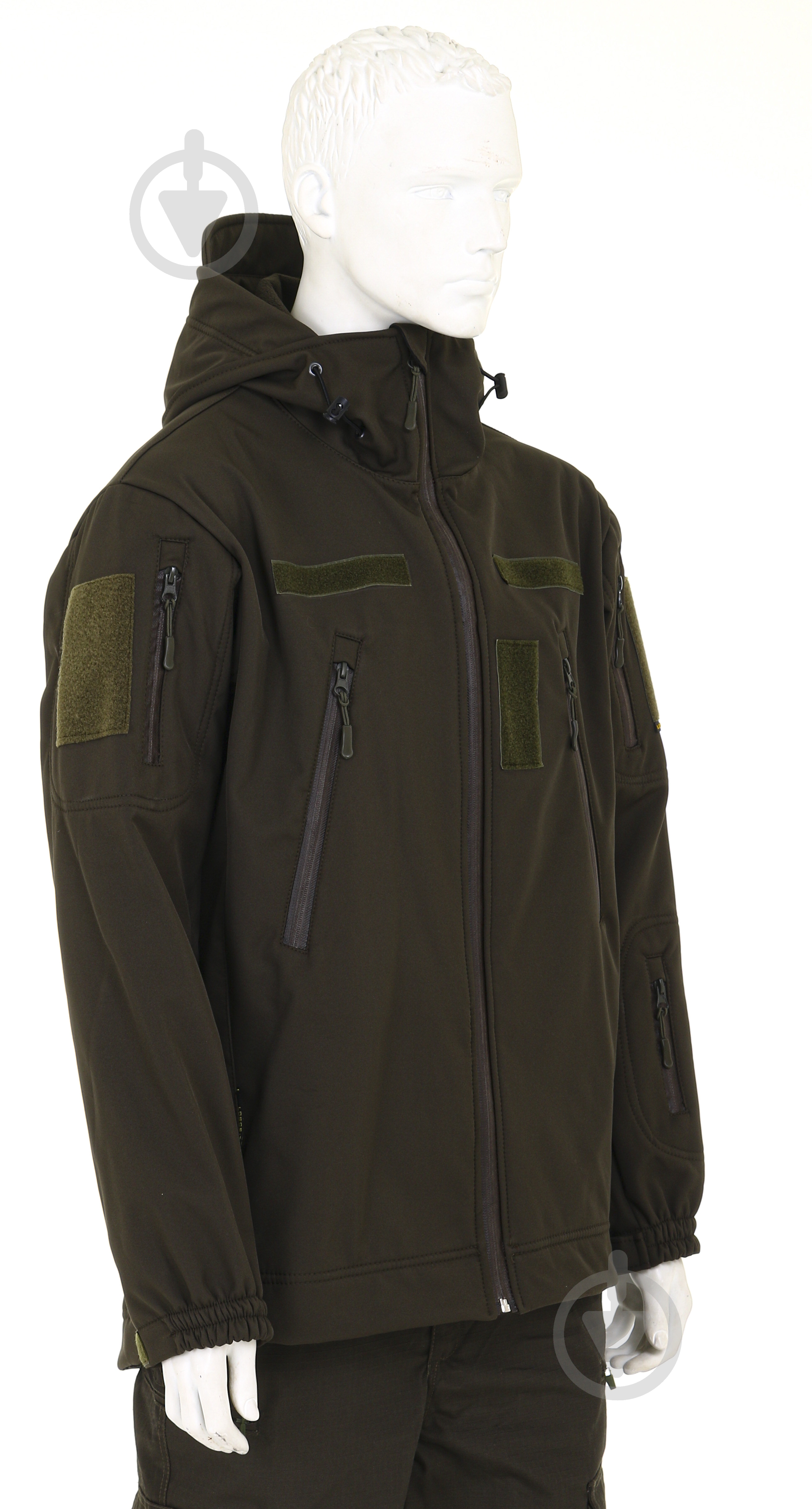 Куртка мужская демисезонная LOGOS-Tac тактическая "Softshell" теплая, под шеврон 04-07-00-0012 р.L хаки - фото 3