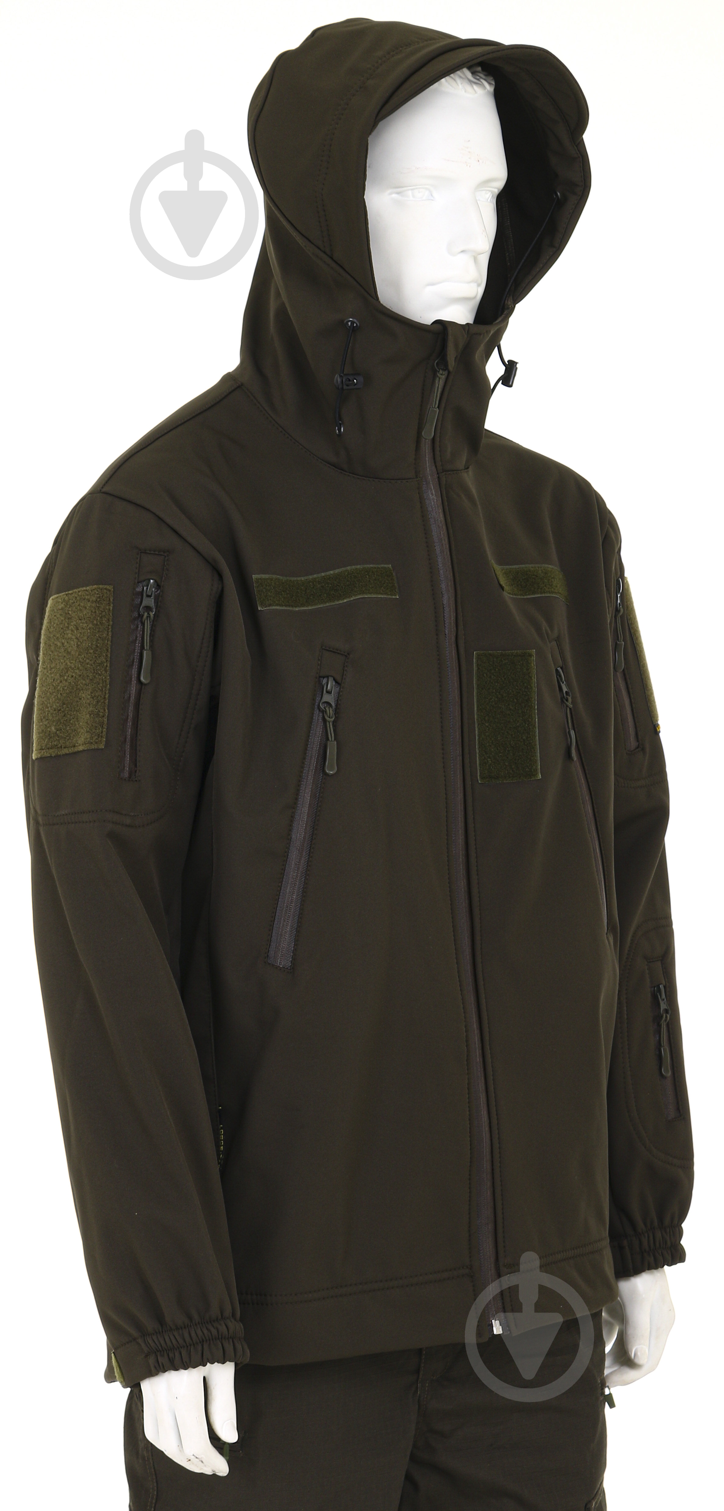 Куртка мужская демисезонная LOGOS-Tac тактическая "Softshell" теплая, под шеврон 04-07-00-0012 р.L хаки - фото 5