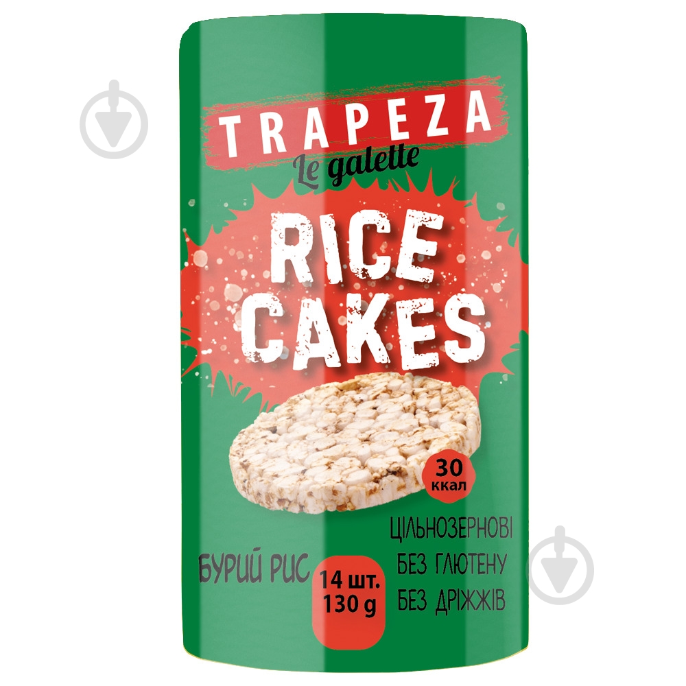 Галети Trapeza рисові 130 г - фото 1 Галети Trapeza рисові 130 г - фото 1