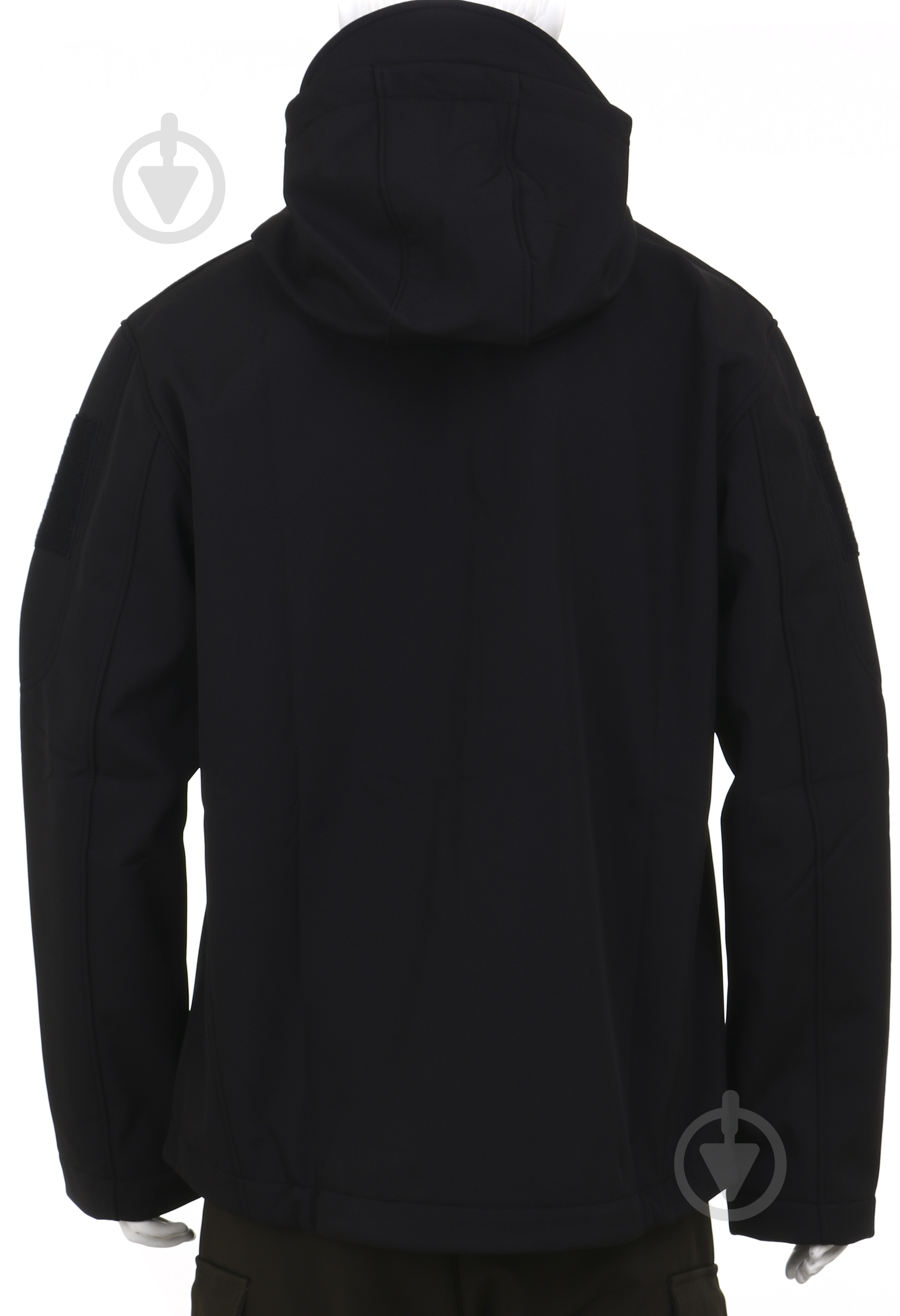 Куртка мужская демисезонная LOGOS-Tac тактическая "Softshell" теплая, под шеврон 04-07-00-0012 р.4XL черная - фото 6