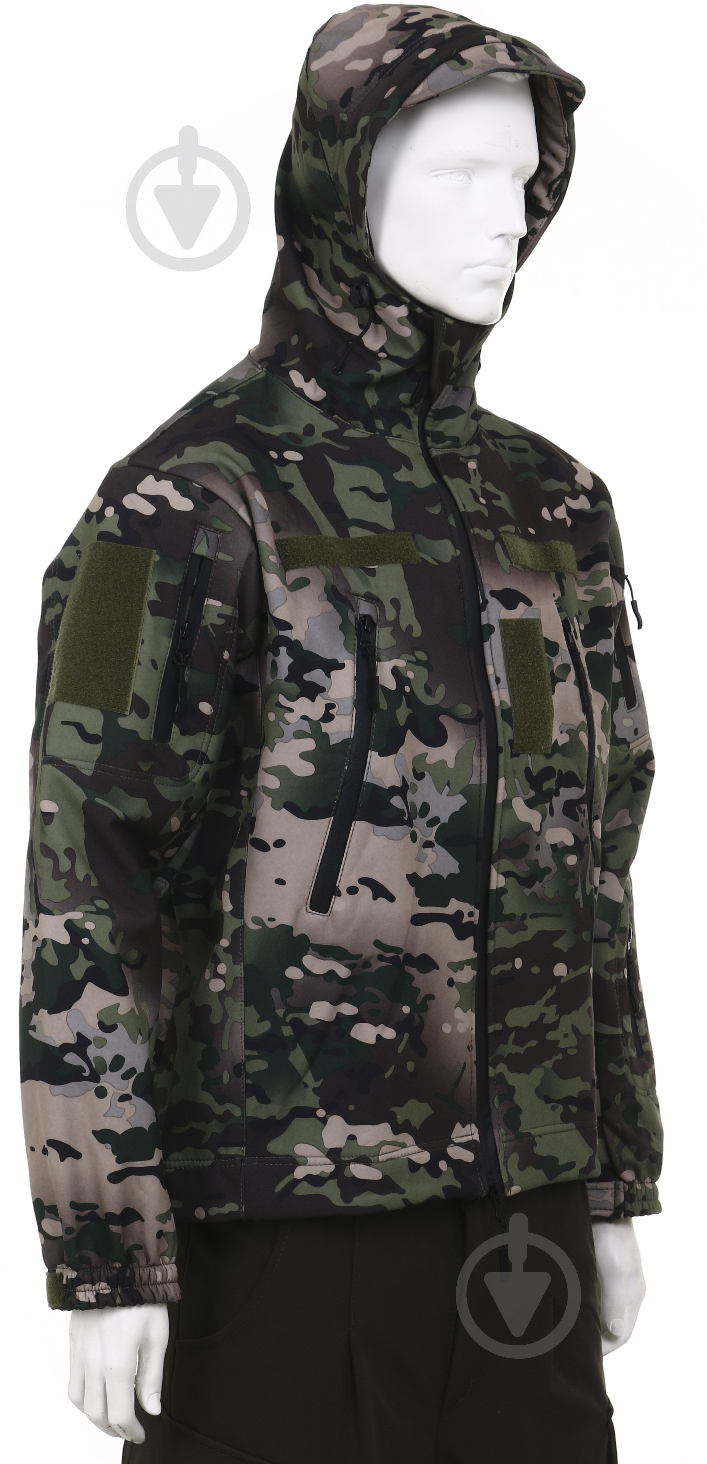 Куртка мужская демисезонная LOGOS-Tac тактическая "Soft Shell" New теплая, под шеврон 04-07-00-0014 р.M мультикам - фото 5 Куртка мужская демисезонная LOGOS-Tac тактическая "Soft Shell" New теплая, под шеврон 04-07-00-0014 р.M мультикам - фото 5