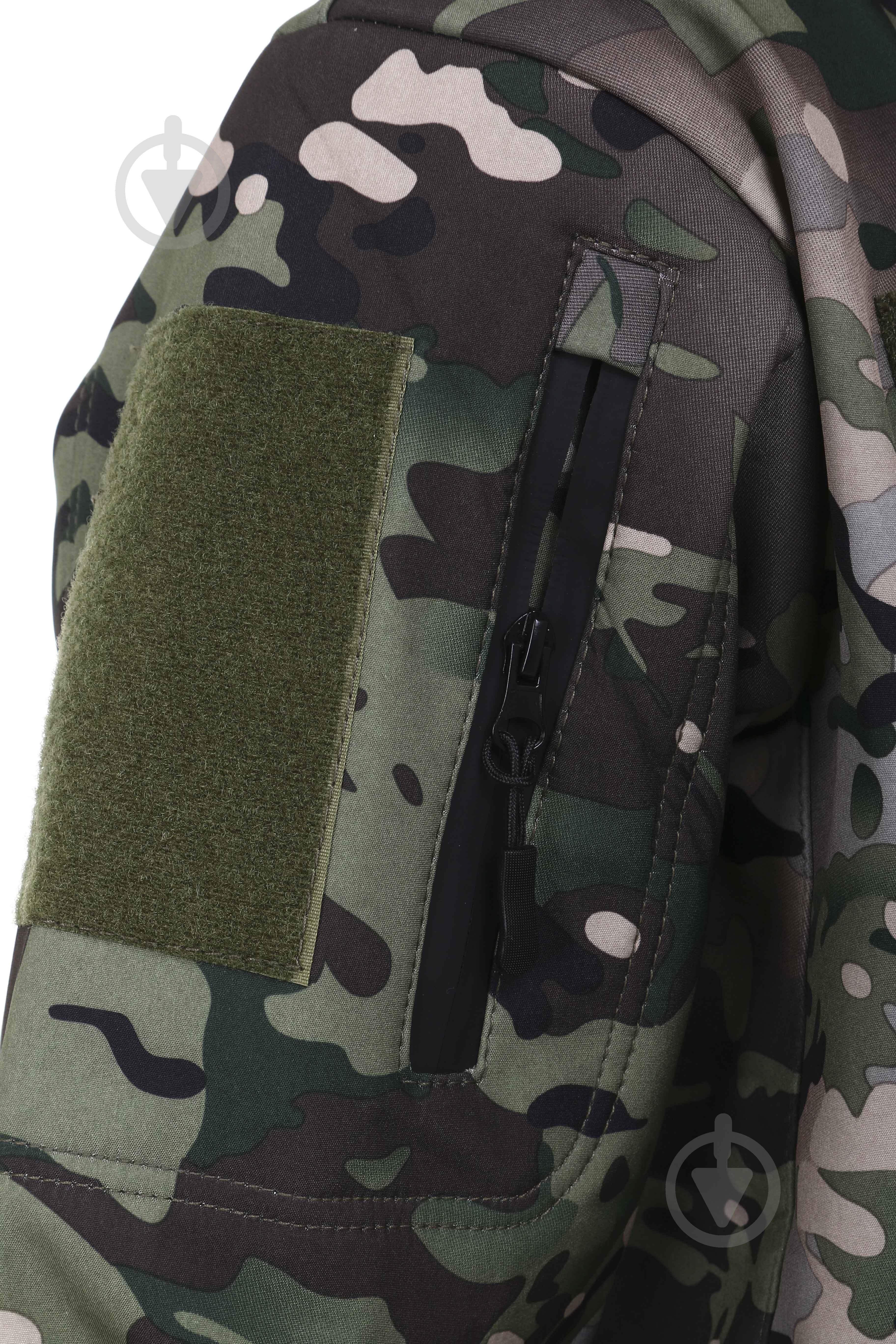 Куртка мужская демисезонная LOGOS-Tac тактическая "Soft Shell" New теплая, под шеврон 04-07-00-0014 р.M мультикам - фото 10 Куртка мужская демисезонная LOGOS-Tac тактическая "Soft Shell" New теплая, под шеврон 04-07-00-0014 р.M мультикам - фото 10