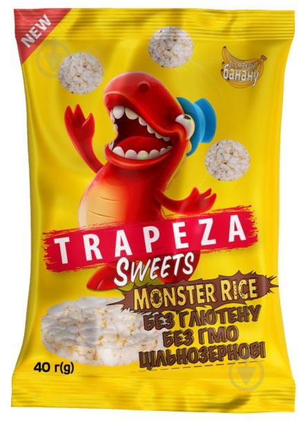 Галеты Trapeza со вкусом банана 40 г - фото 1