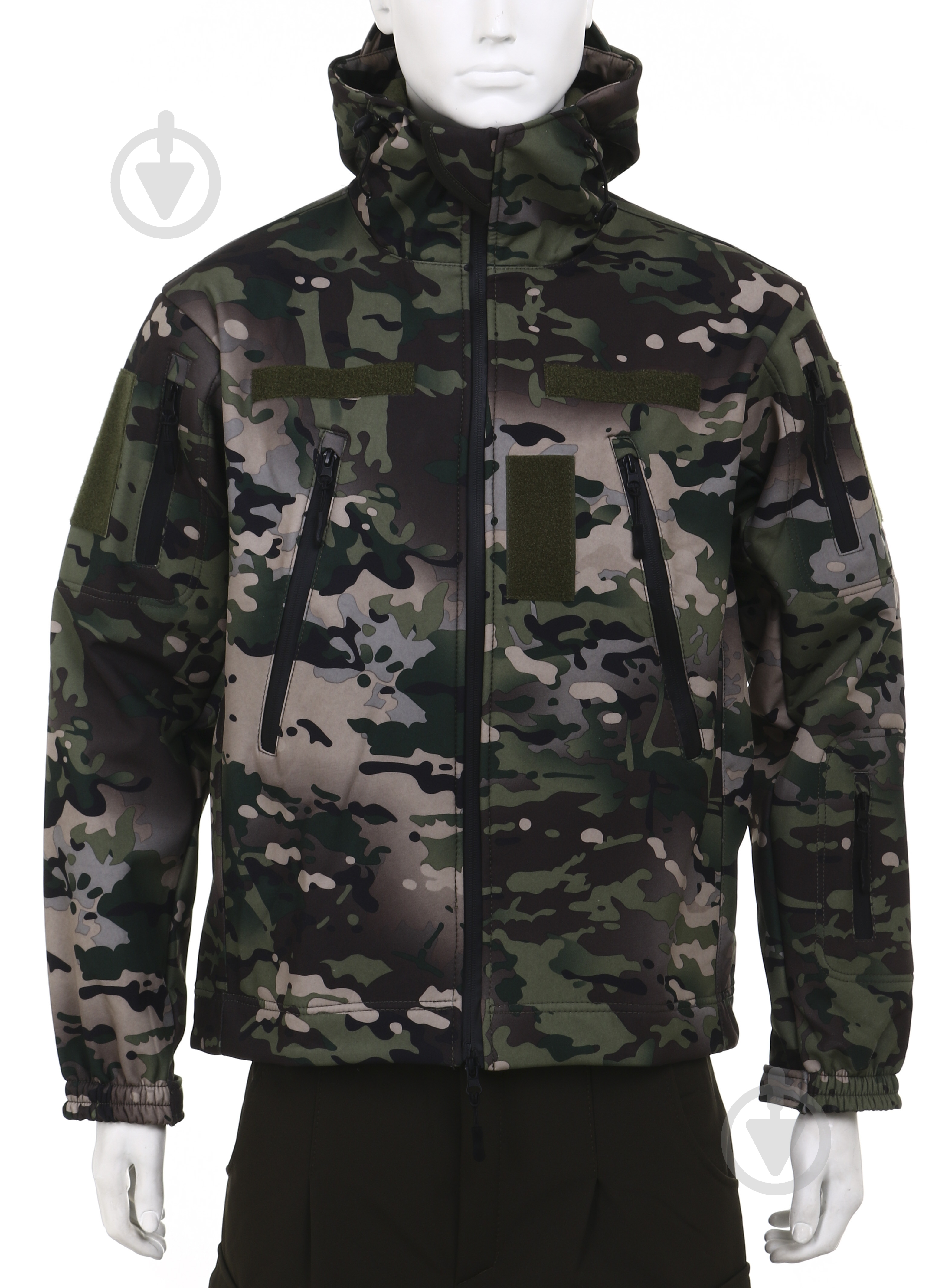 Куртка мужская демисезонная LOGOS-Tac тактическая "Soft Shell" New теплая, под шеврон 04-07-00-0014 р.XL multicam - фото 2