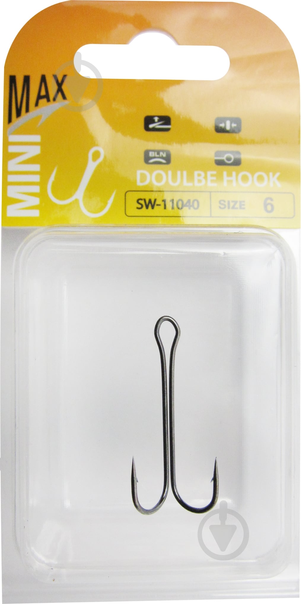 Крючок MiniMax Double Hook №6 10 шт. SW-11040-6 - фото 1